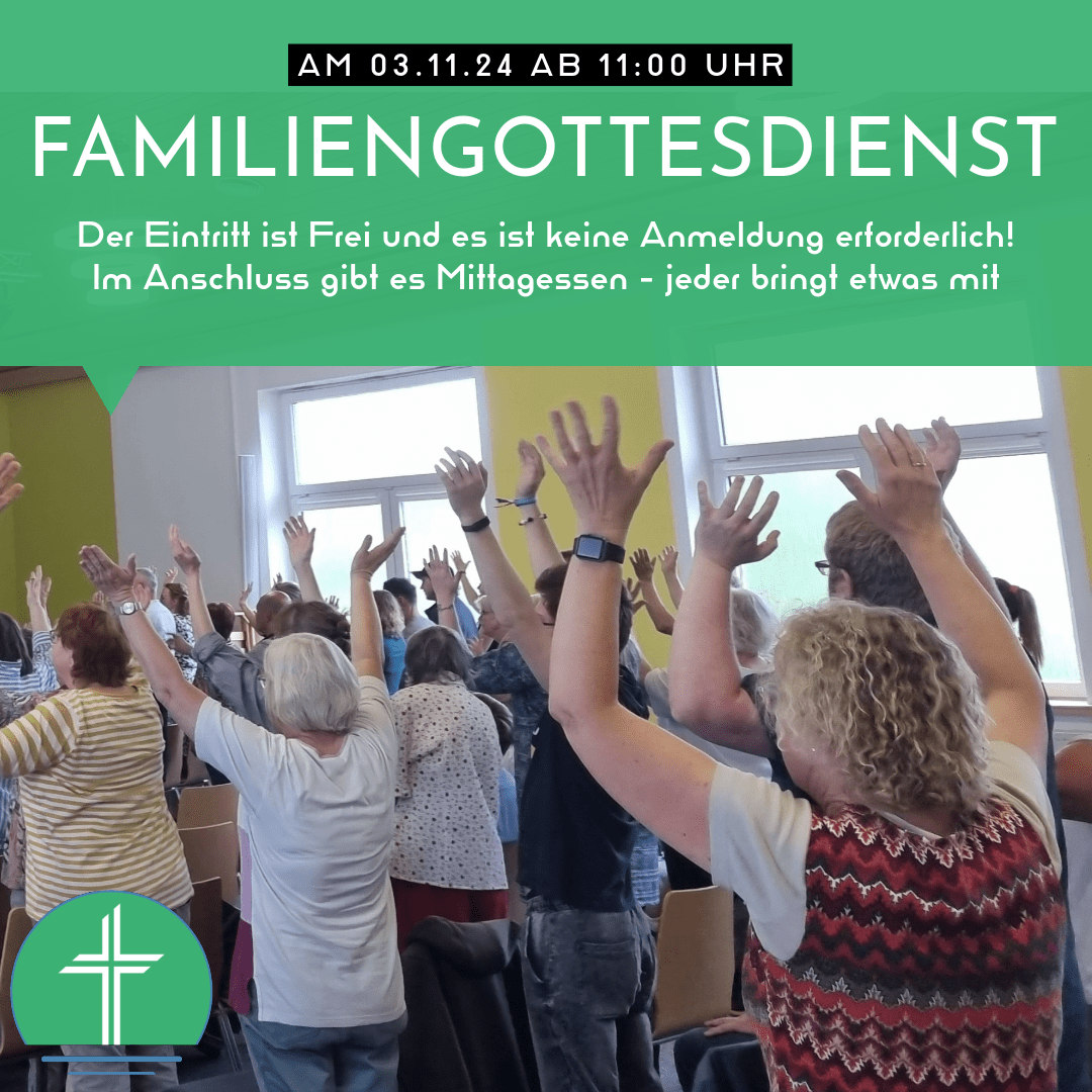 Familiengottesdienst am 03.11. um 11:00 Uhr